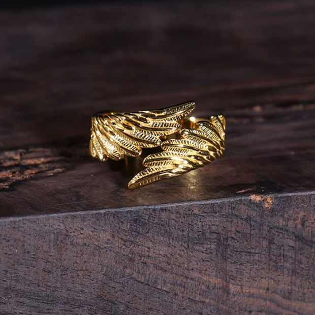 Anello regolabile "Ali d'Angelo"