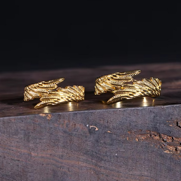 Anello regolabile "Ali d'Angelo"