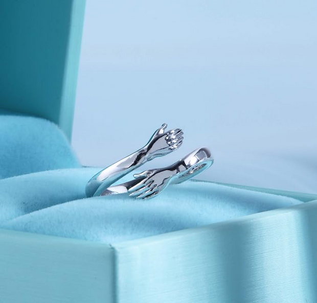 Anello "ABBRACCIO" in argento 925