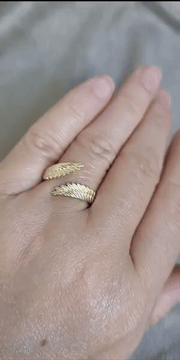 Anello regolabile "Ali d'Angelo"